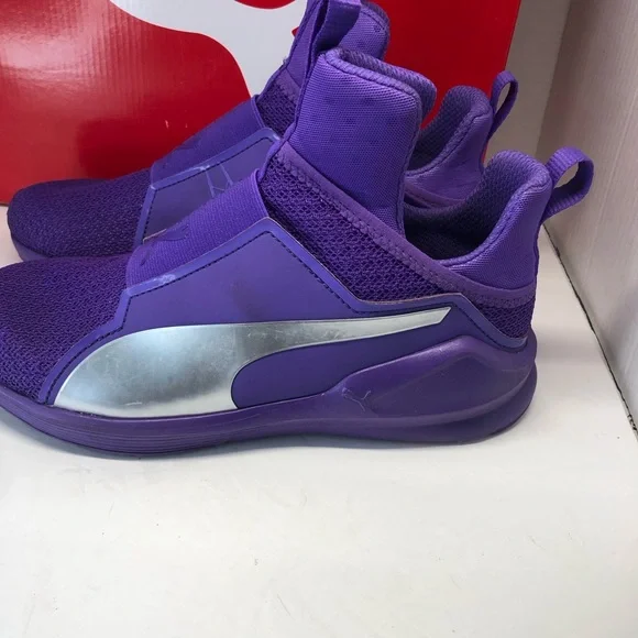 Puma Fierce Culture Surf Electric Purple Silver Sneakers Women’s Size 7.5 - Picture 3 of 7